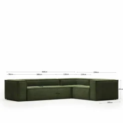 Kave Home Ecksofa Blok