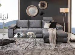 Clearance filippo Ecksofa Bronko Dunkelgrau