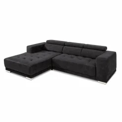 New SOMETA Ecksofa Cocoon Samt Graphit