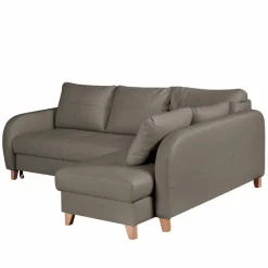 Outlet Ecksofa Compact Dunkelgrau