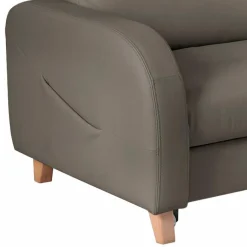 Outlet Ecksofa Compact Dunkelgrau