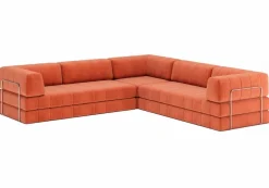 Best INNOVATION LIVING Ecksofa Corner CozyPad Rust Orange
