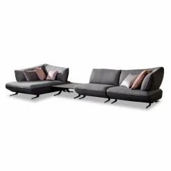 JOOP! Ecksofa Elements (8169) Stahl / Anthrazit