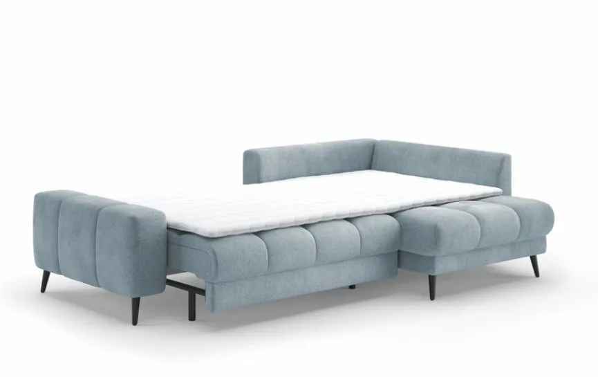 Hot SOMETA Ecksofa Flow de Luxe Blue Grey