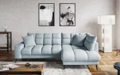 Hot SOMETA Ecksofa Flow de Luxe Blue Grey