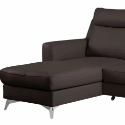 Outlet Ecksofa Gio Dunkelbraun