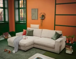 Discount BOOOM Ecksofa Happy Cream