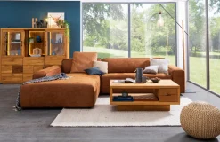 Outlet MAISON Ecksofa Houston Camel