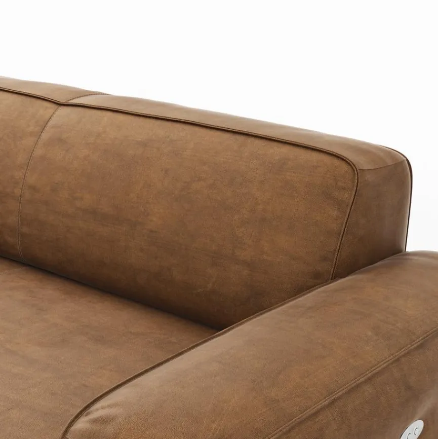 Outlet MAISON Ecksofa Houston Camel