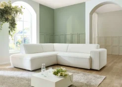 Clearance ComfortPlan Ecksofa Inca White