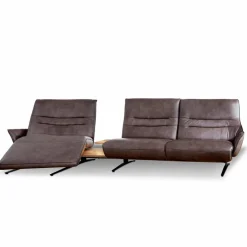 Outlet himolla Ecksofa Karlsfeld Dunkelbraun
