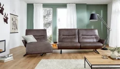 Outlet himolla Ecksofa Karlsfeld Dunkelbraun