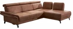 Discount DIETSCH Ecksofa Kuban Tabac