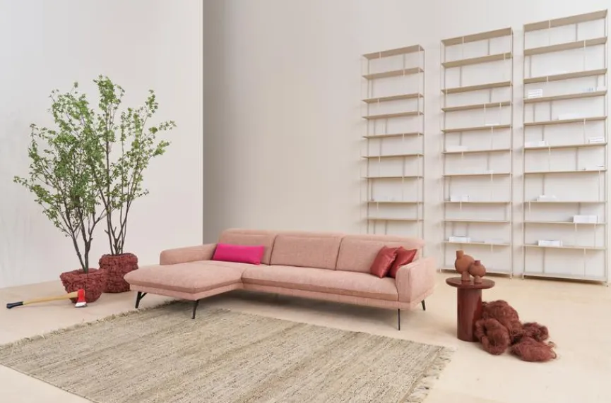 Outlet himolla Ecksofa Landau Blush