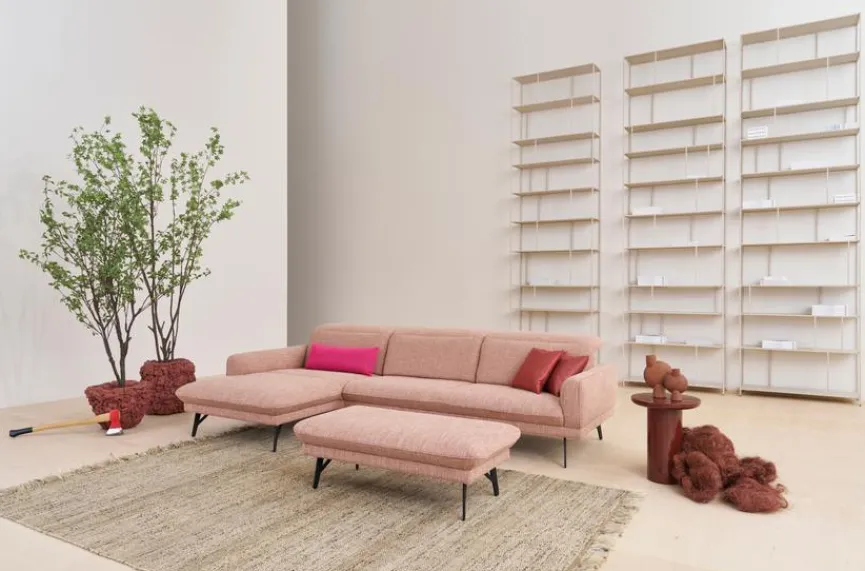 Outlet himolla Ecksofa Landau Blush