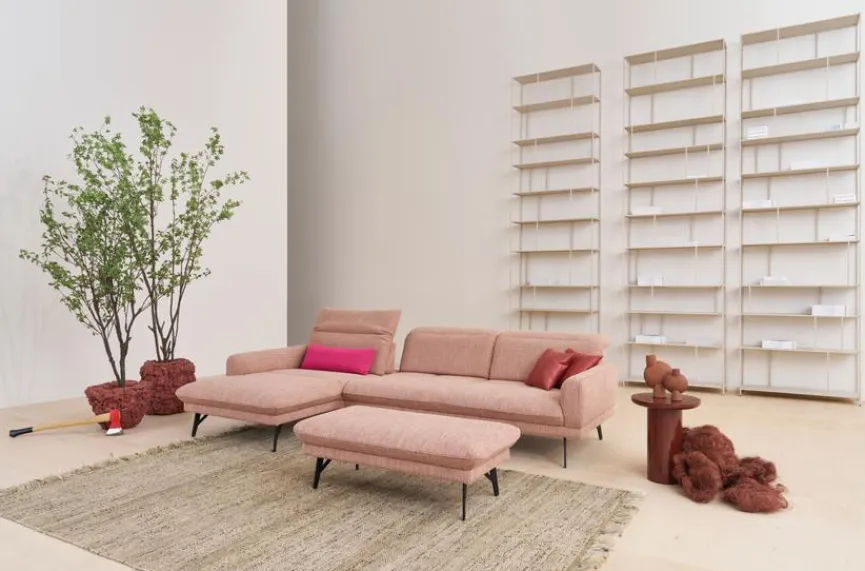 Outlet himolla Ecksofa Landau Blush