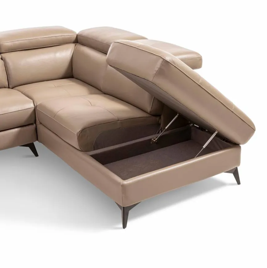 Hot Ecksofa Lioni Braun
