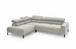 Outlet Portobello Ecksofa Livingston Silber