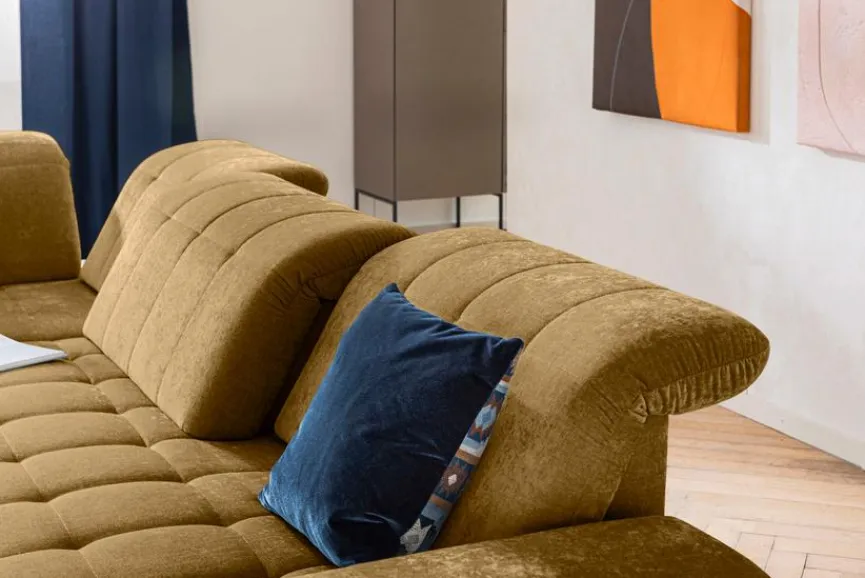 Best Segmüller Werkstätten Ecksofa Marlo Mustard