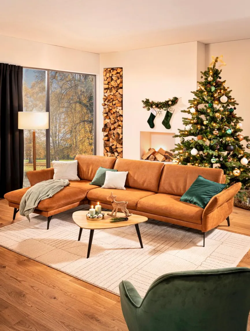 New himolla Ecksofa Monheim Cognac