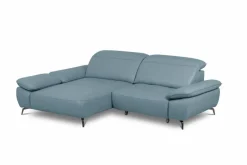 Ecksofa Monza Smoke Blue