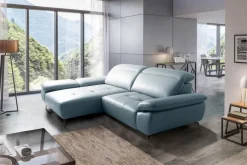 Ecksofa Monza Smoke Blue