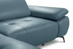 Ecksofa Monza Smoke Blue