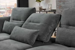 New Ecksofa Payton Schwarz / Grau