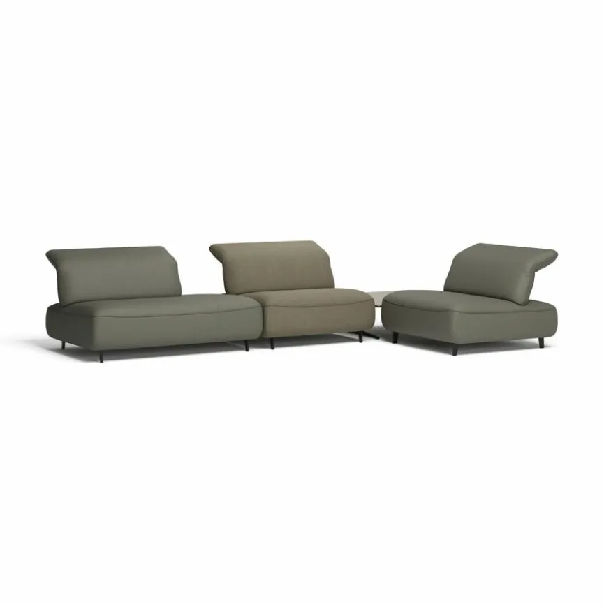 JOOP! Ecksofa Pieces (8180) Tundra / Rauch