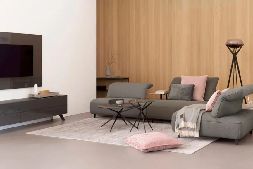 JOOP! Ecksofa Pieces (8180) Tundra / Rauch