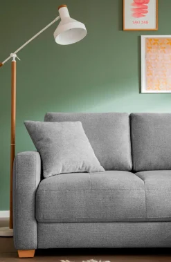 Sale Ecksofa Pierre de Luxe Anthrazit