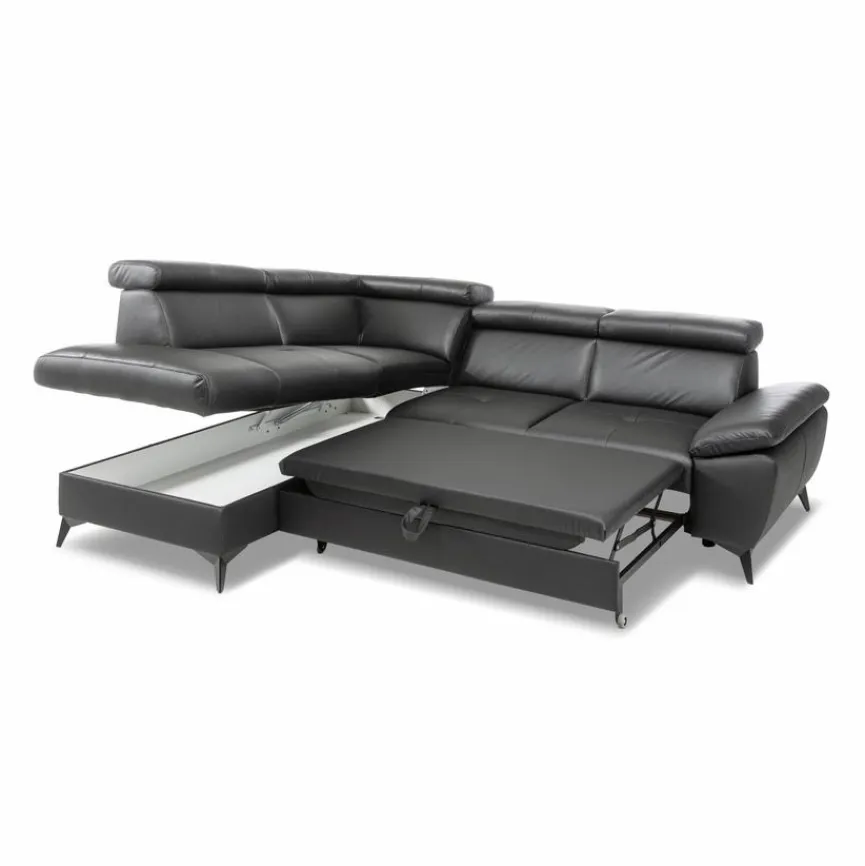 Clearance Ecksofa Rio Schwarz