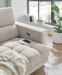 Clearance set one by Musterring Ecksofa Rosario Silk Grey