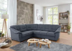 sit & more Ecksofa Savona Dunkelblau