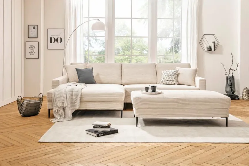 Discount BOOOM Ecksofa Summer Cream