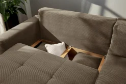 Discount Ecksofa Sunset Taupe