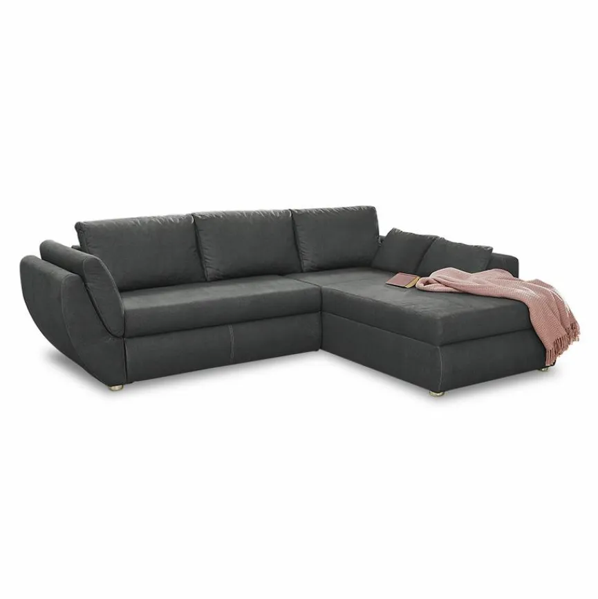 Clearance Ecksofa Taifun Dunkelgrau
