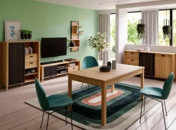 Discount FORTE Esstisch Killarney 160/207 x 90 cm Eiche