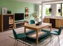 Discount FORTE Esstisch Killarney 160/207 x 90 cm Eiche