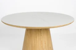 Clearance Zuiver Esstisch Almira Marmor Weiß