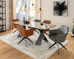 Sale Esstisch Arvada 200 x 100 cm Grau