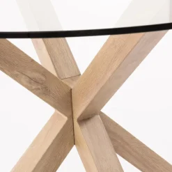 New Kave Home Esstisch Arya Ø 119 cm Esche