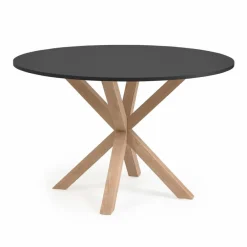 Kave Home Esstisch Arya Ø 120 cm Schwarz