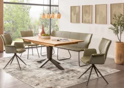 New bert plantagie Esstisch ausziehbar Maxim 200 x 100 cm Wildeiche geölt