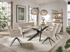 New set one by Musterring Esstisch Baltimore 200 x 100 cm Beige