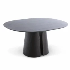 Mobitec Esstisch Blossom T0100 160 x 135 cm Schwarz