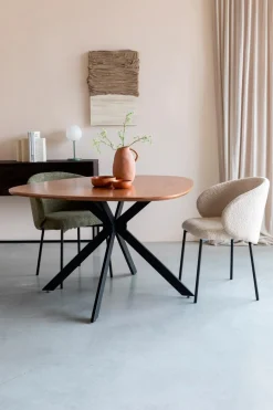 Hot White Label Esstisch Chase Organic Ø 110 cm Beige