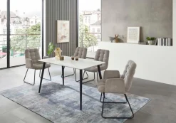 Hot Stolkom Esstisch Cody 140 x 80 cm Weiß