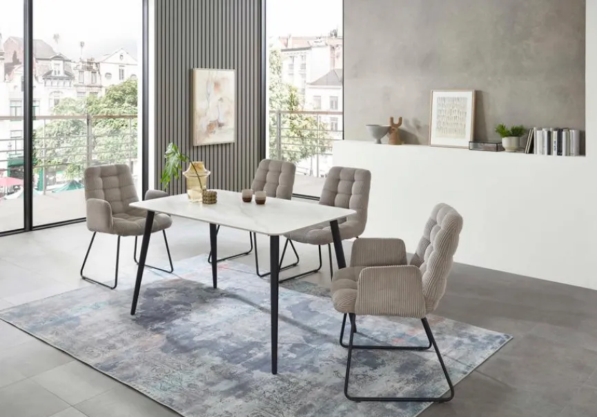 Hot Stolkom Esstisch Cody 140 x 80 cm Weiß