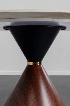 Discount KARE DESIGN Esstisch Cono Ø 120 cm Walnuss